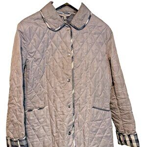 BURBERRY LONDON Women's Quilted Jacket/Coat Blazer Nova Check Size - S